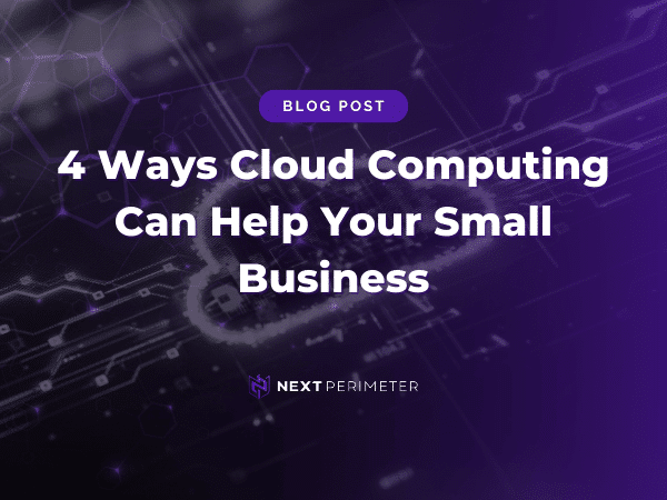 4 ways cloud computing benefits small businesses by enhancing scalability, reducing costs, improving collaboration, and boosting data security.