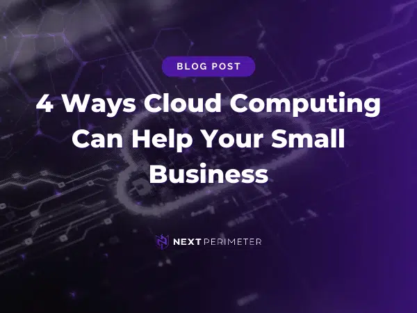 4 ways cloud computing benefits small businesses by enhancing scalability, reducing costs, improving collaboration, and boosting data security.