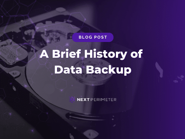 The evolution of data backup technologies and methods over time