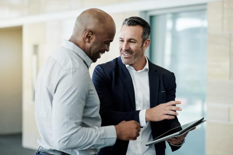 A vendor management specialist working with a vendor to secure the best resources for their client.