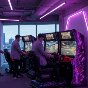 Office perks and team outings at Next Perimeter, fostering a fun, engaging work environment with team-building events, happy hours, and fully stocked office kitchens.